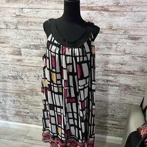 Nice dress multi color size 20W sleeveless
